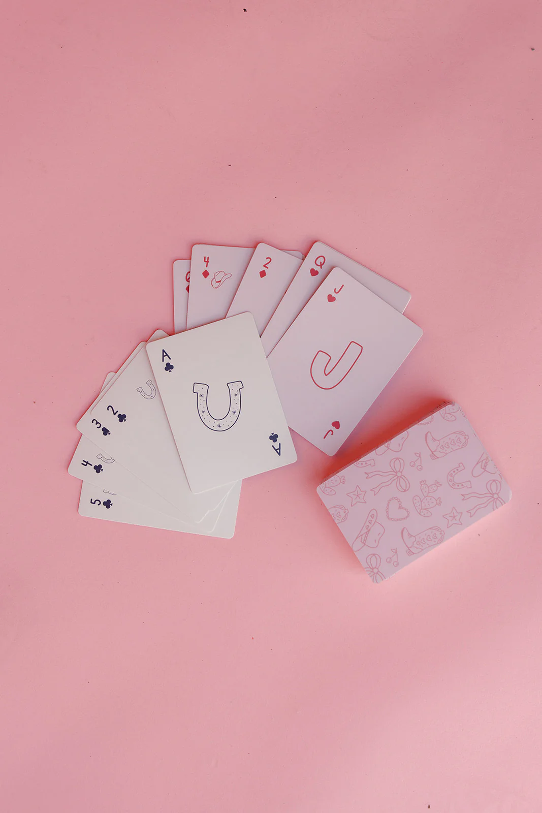 Howdy Cowgirl Deck of Playing Cards - Image 2