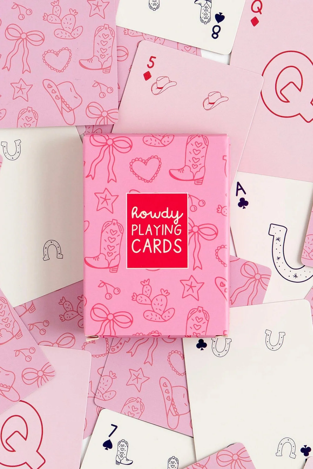 Howdy Cowgirl Deck of Playing Cards - Image 3