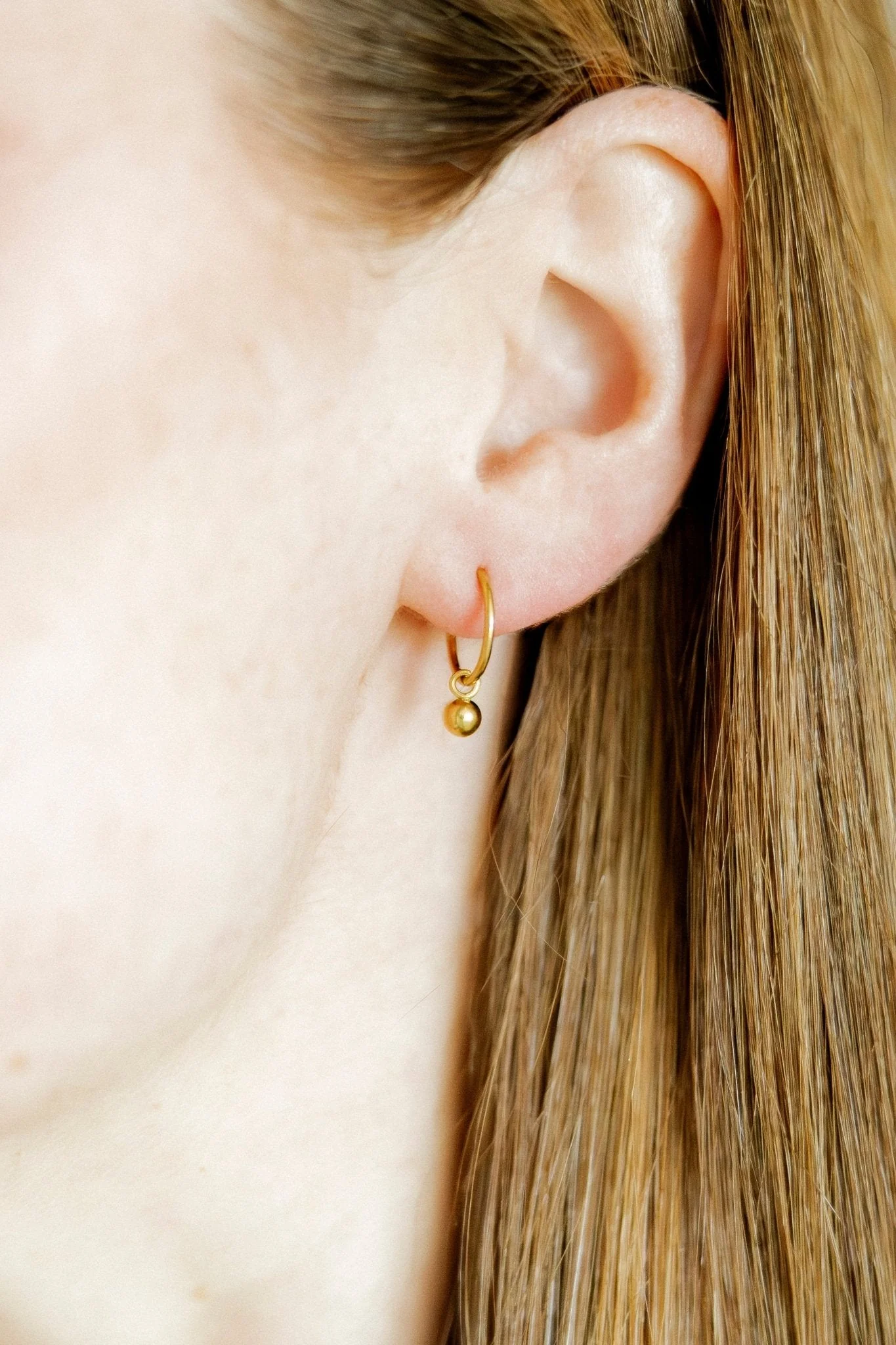 Huggie Charm Earrings - Nola 10mm - Image 2