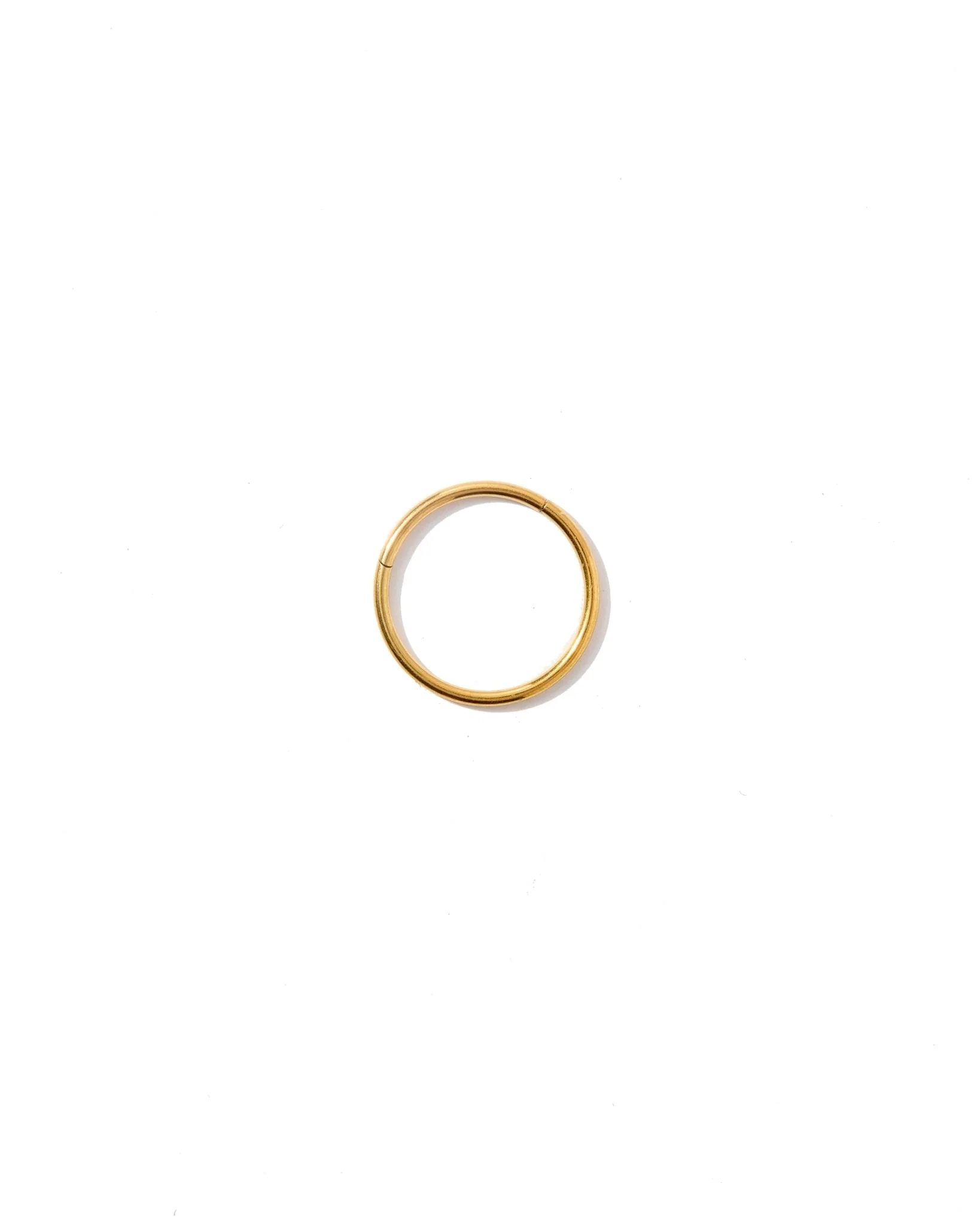 Huggie Infinity Hoop Earrings - Ava Gold 12mm - Image 3