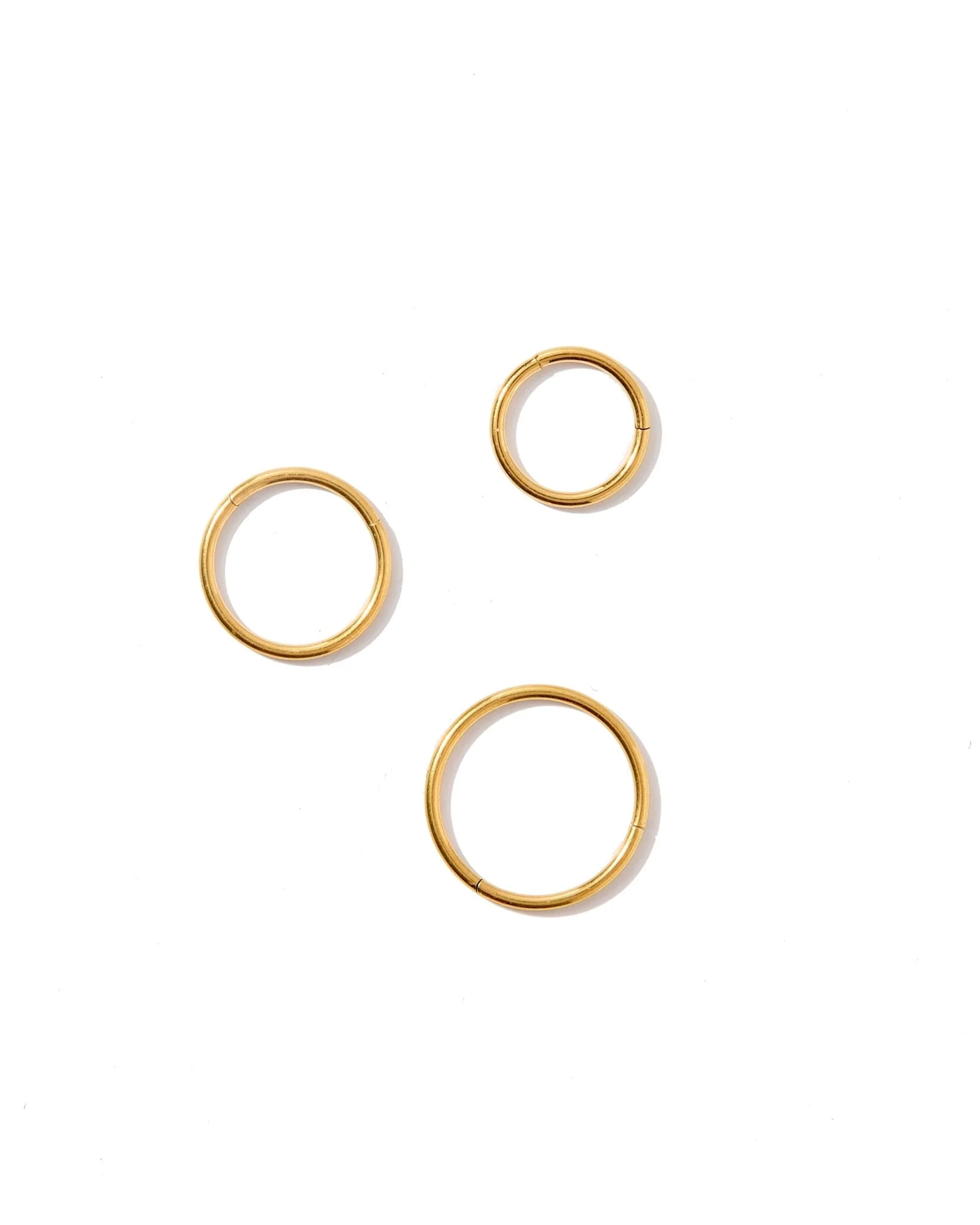 Huggie Infinity Hoop Earrings - Ava Gold 12mm - Image 5