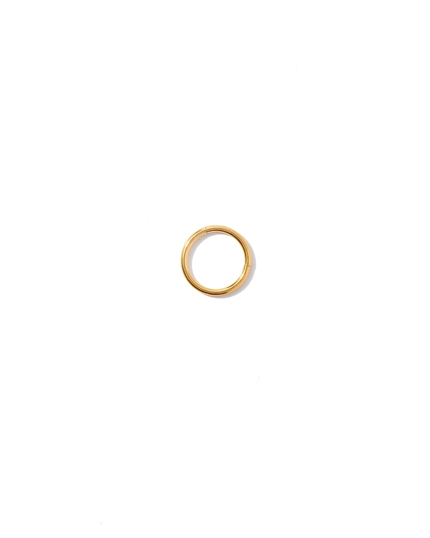 Huggie Infinity Hoop Earrings - Ava Gold 8mm - Image 3