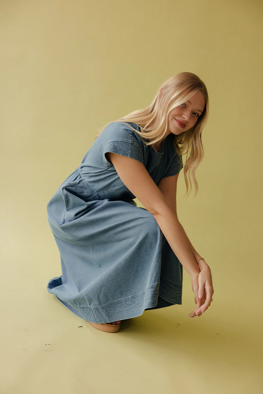 I Am Enough Denim Dress - Image 3