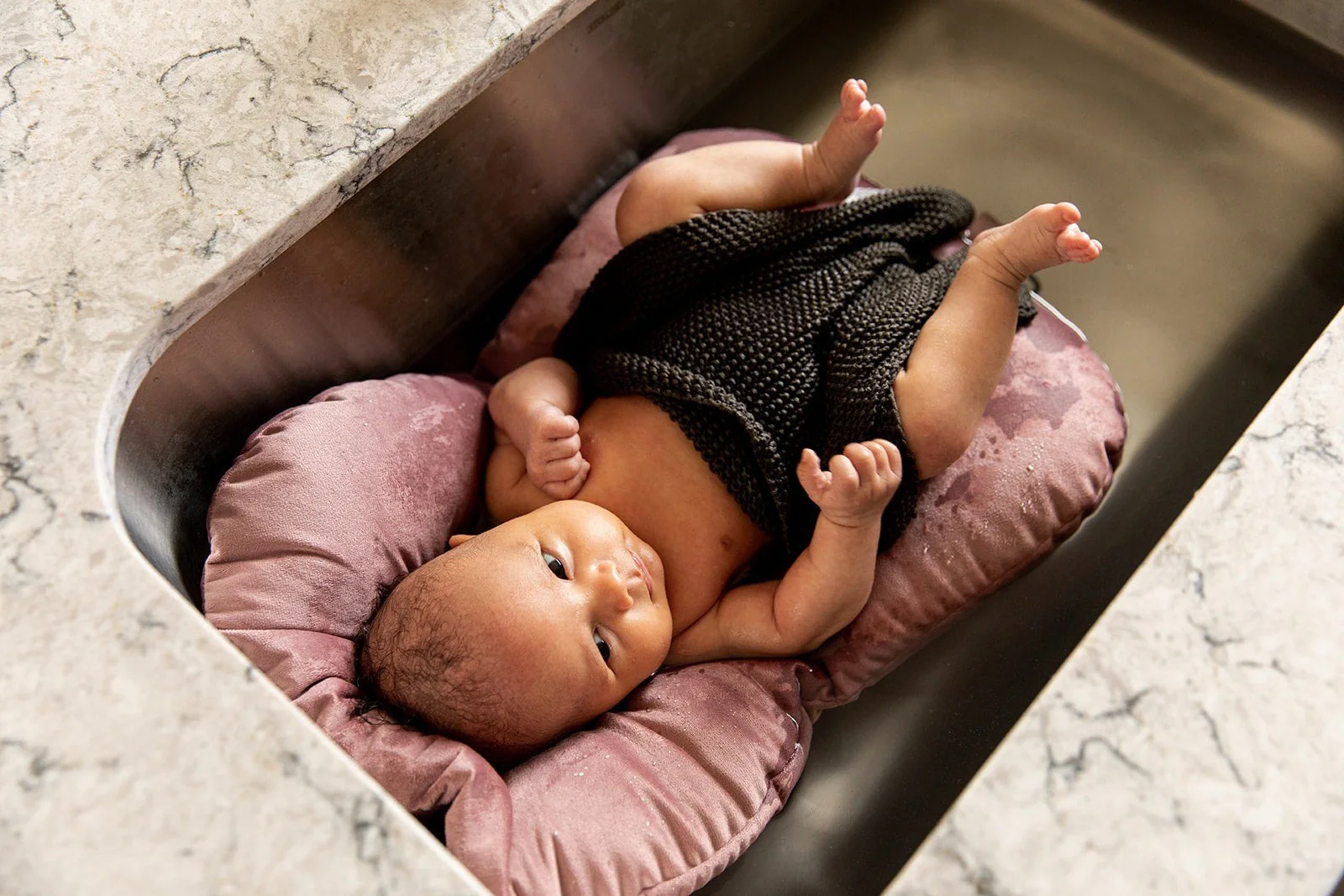 Infant Sink Bather<br> Orchid Haze - Image 3
