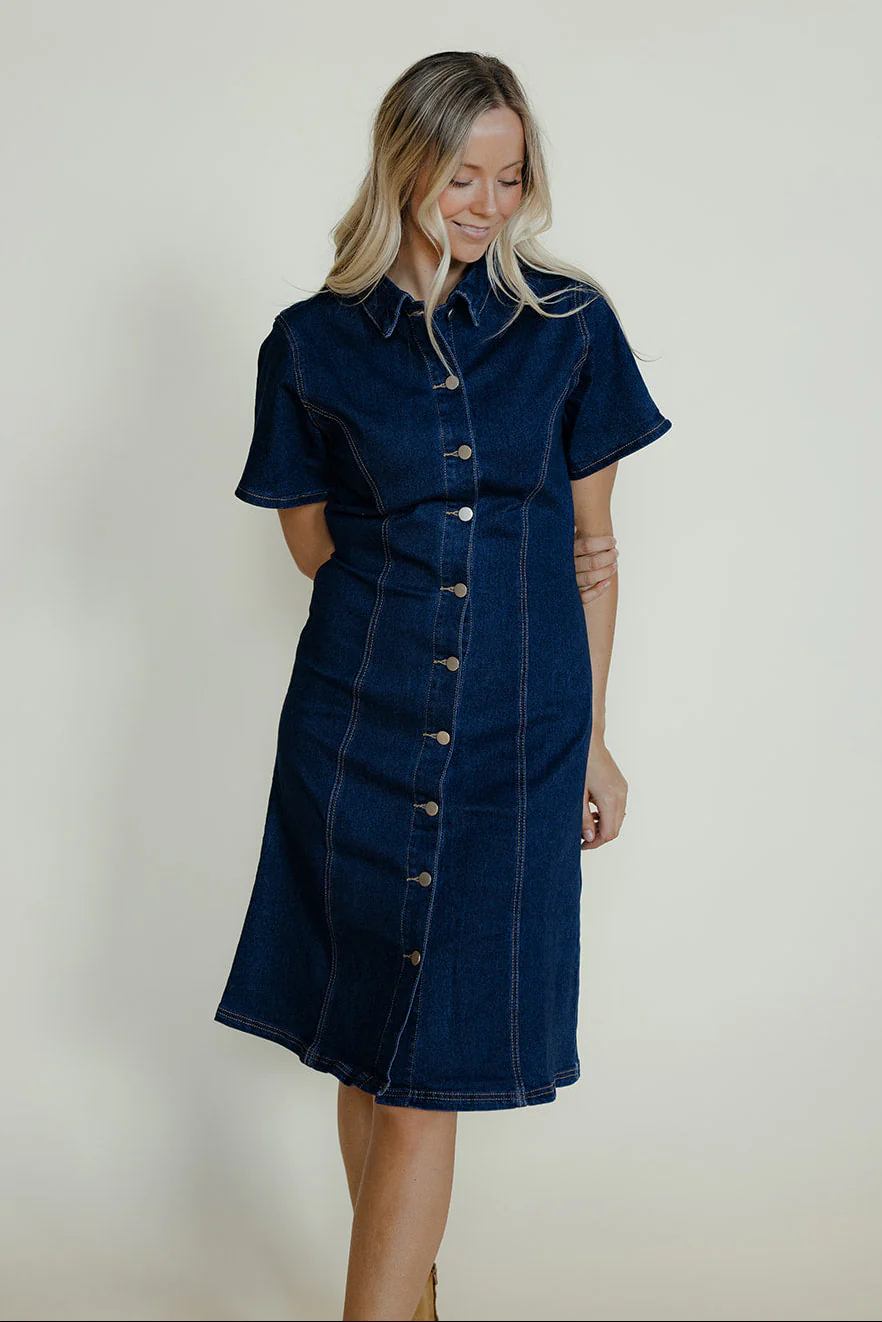 Ingrid Denim Dress