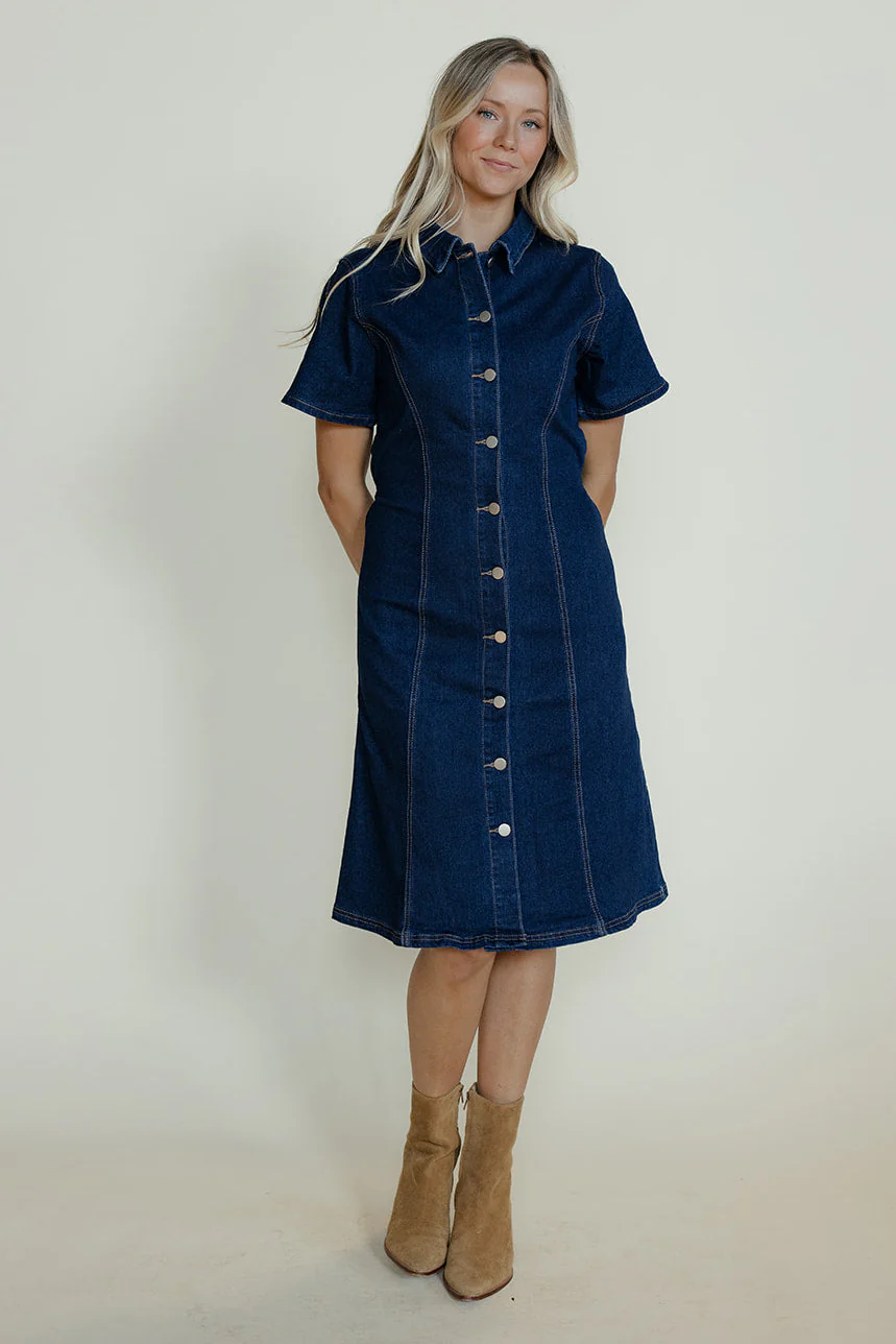 Ingrid Denim Dress - Image 3