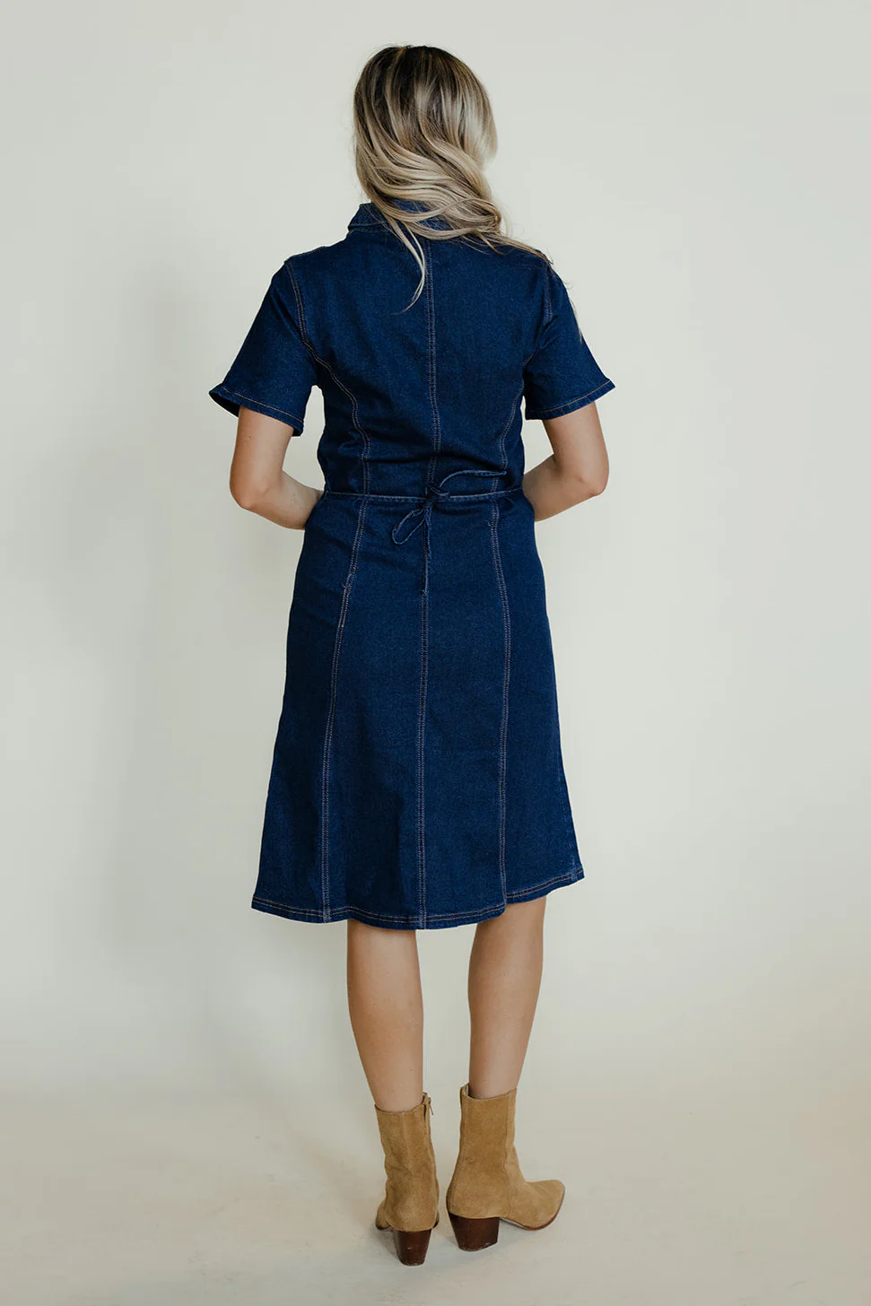 Ingrid Denim Dress - Image 4