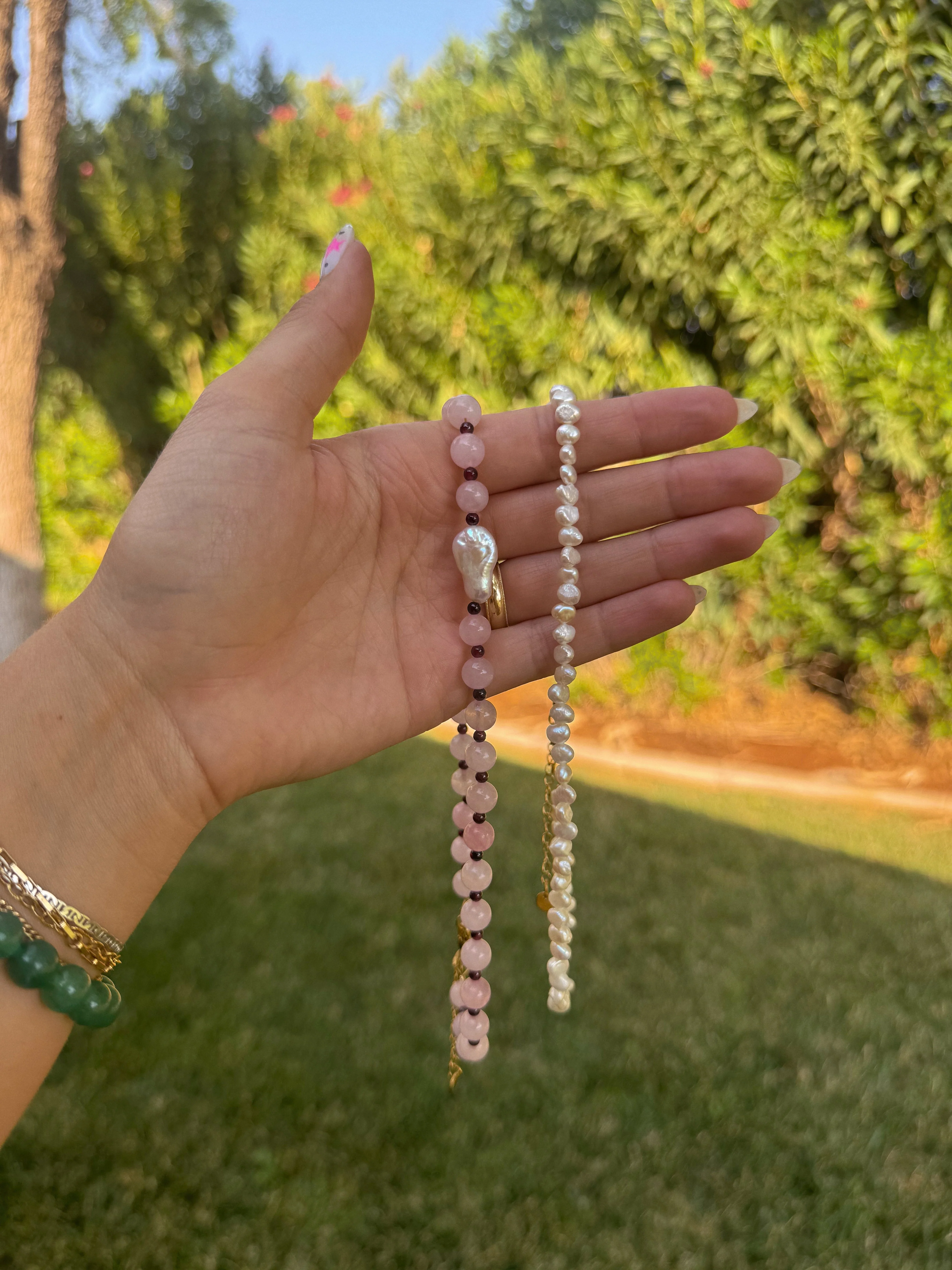 Irregular Pearl Necklace - Image 6