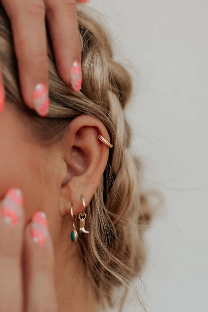 Jolene Braided Rope Hoops - Image 2