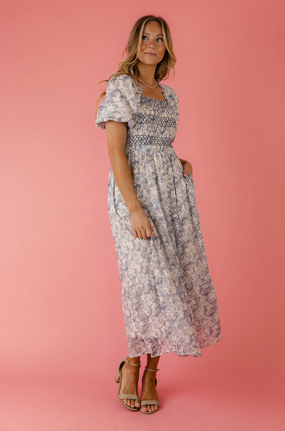 Jonesy Smocked Midi - Image 7
