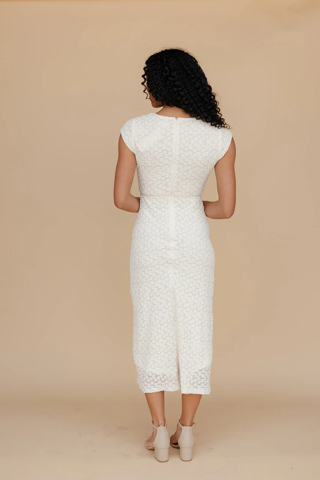 Juliet Lace Midi Dress - Image 6