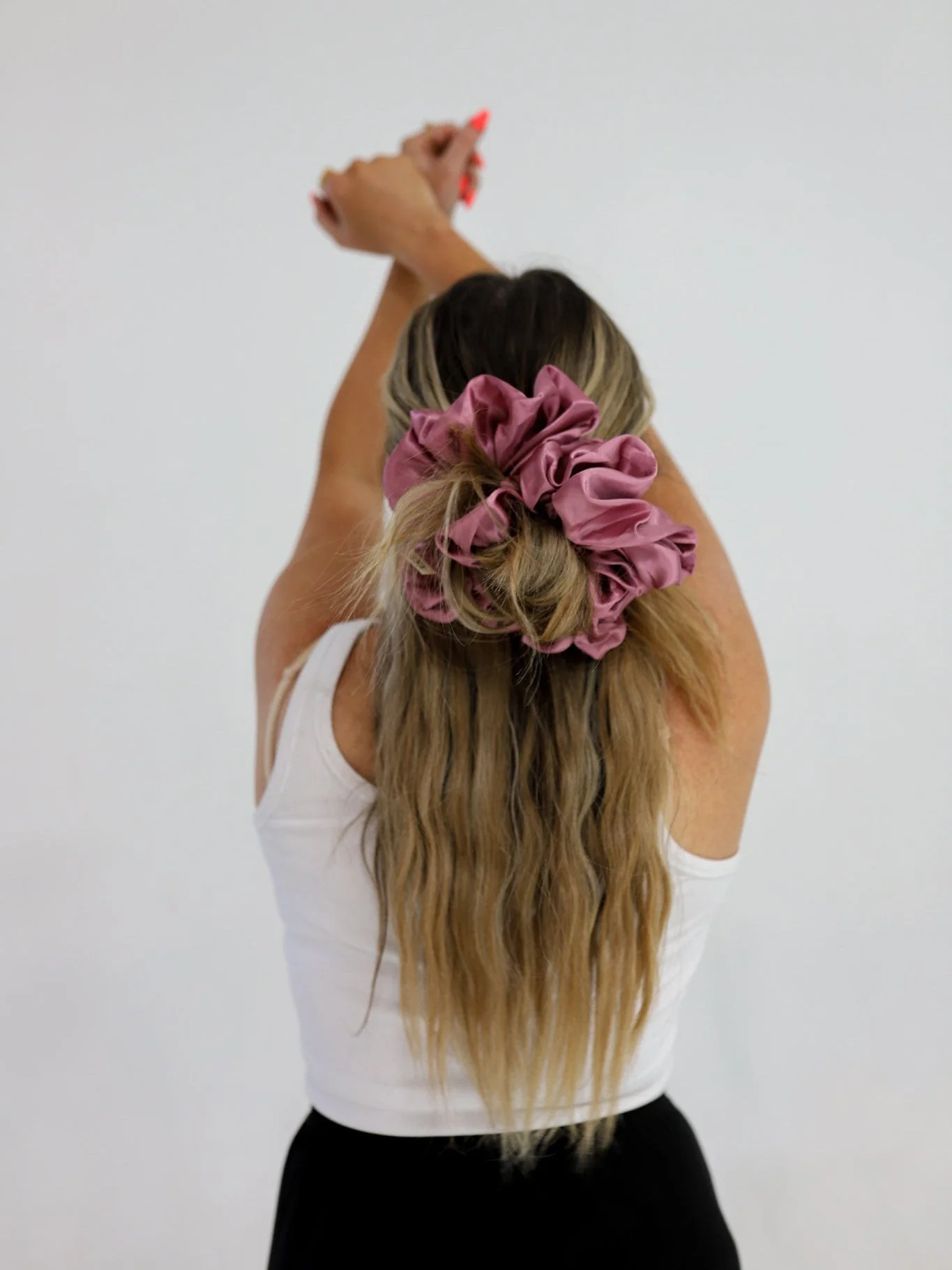 JUMBO SLEEP SILK/SATIN SCRUNCHIES - Image 45