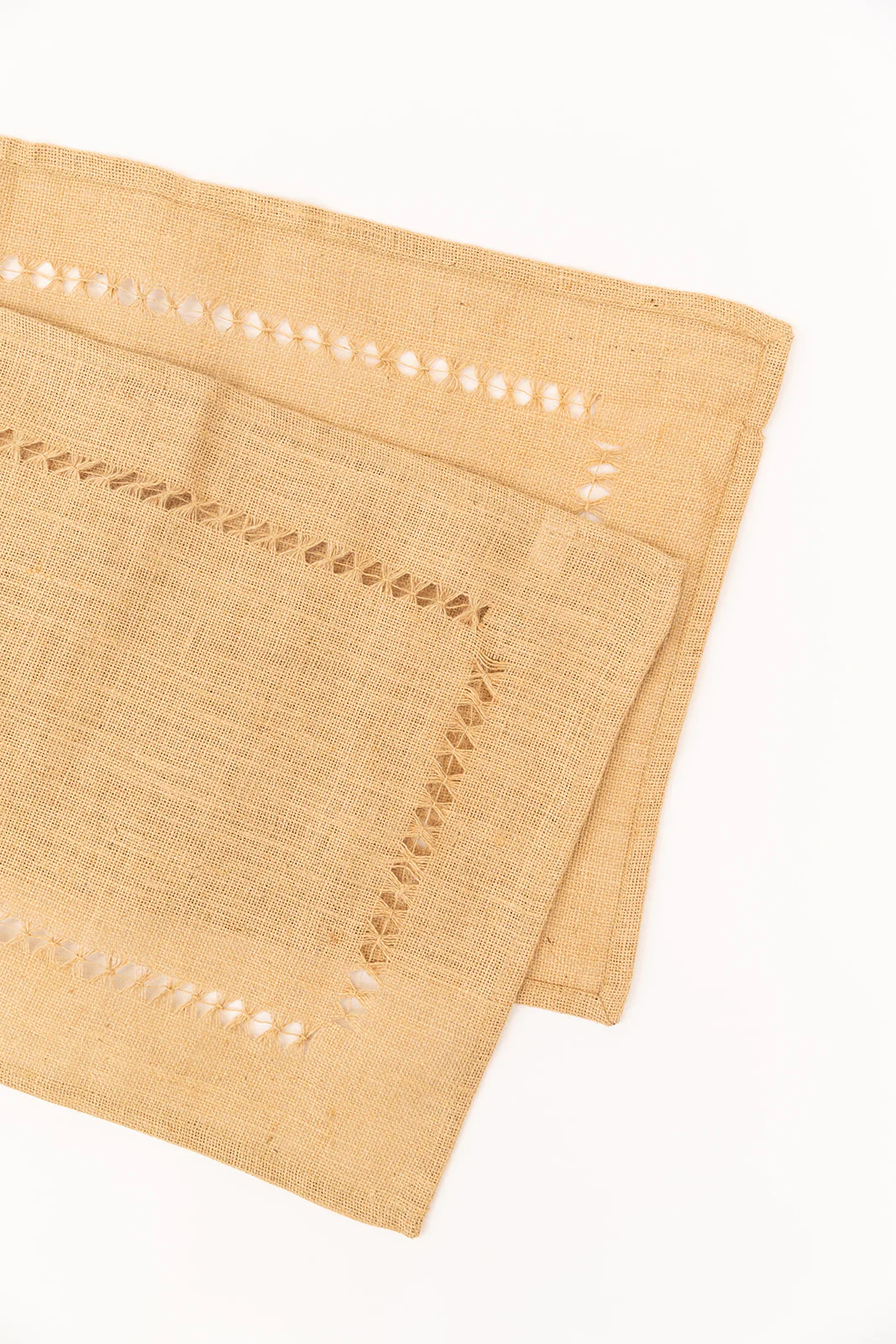 Jute Hemstitch Table Runner