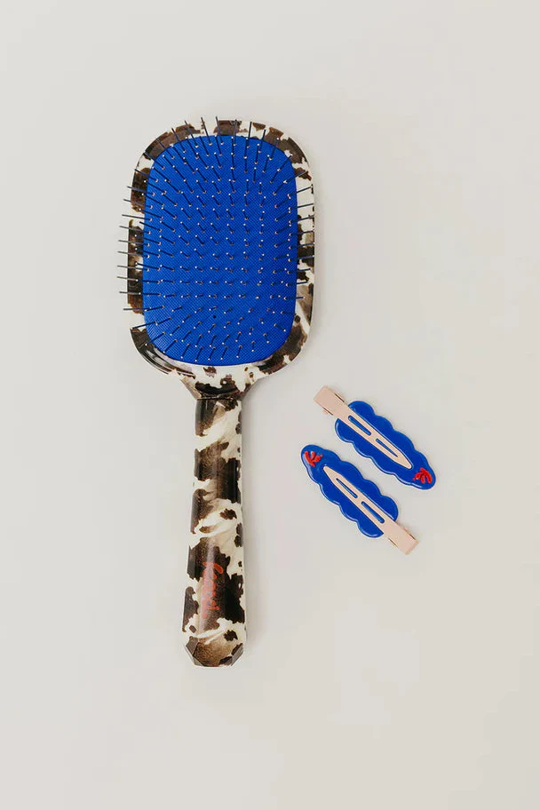 KAXI Cow Print Scalp to Ends Brush