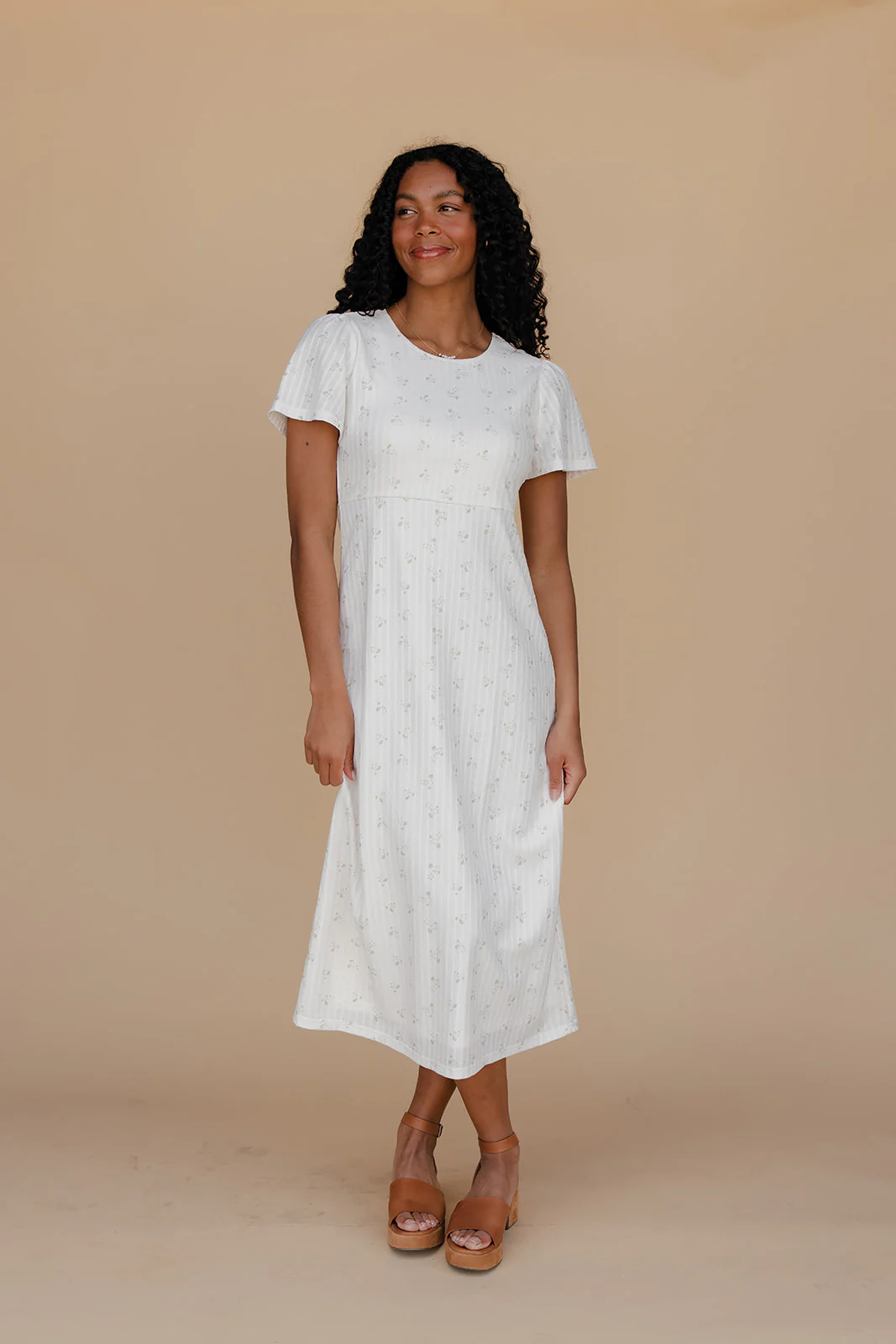 Keep It Simple Floral Midi - Image 5