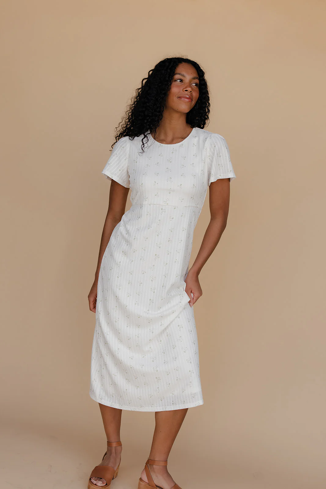 Keep It Simple Floral Midi - Image 7