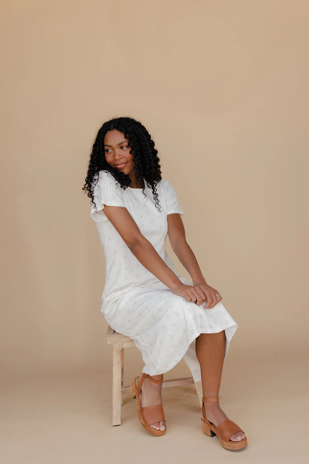 Keep It Simple Floral Midi - Image 8