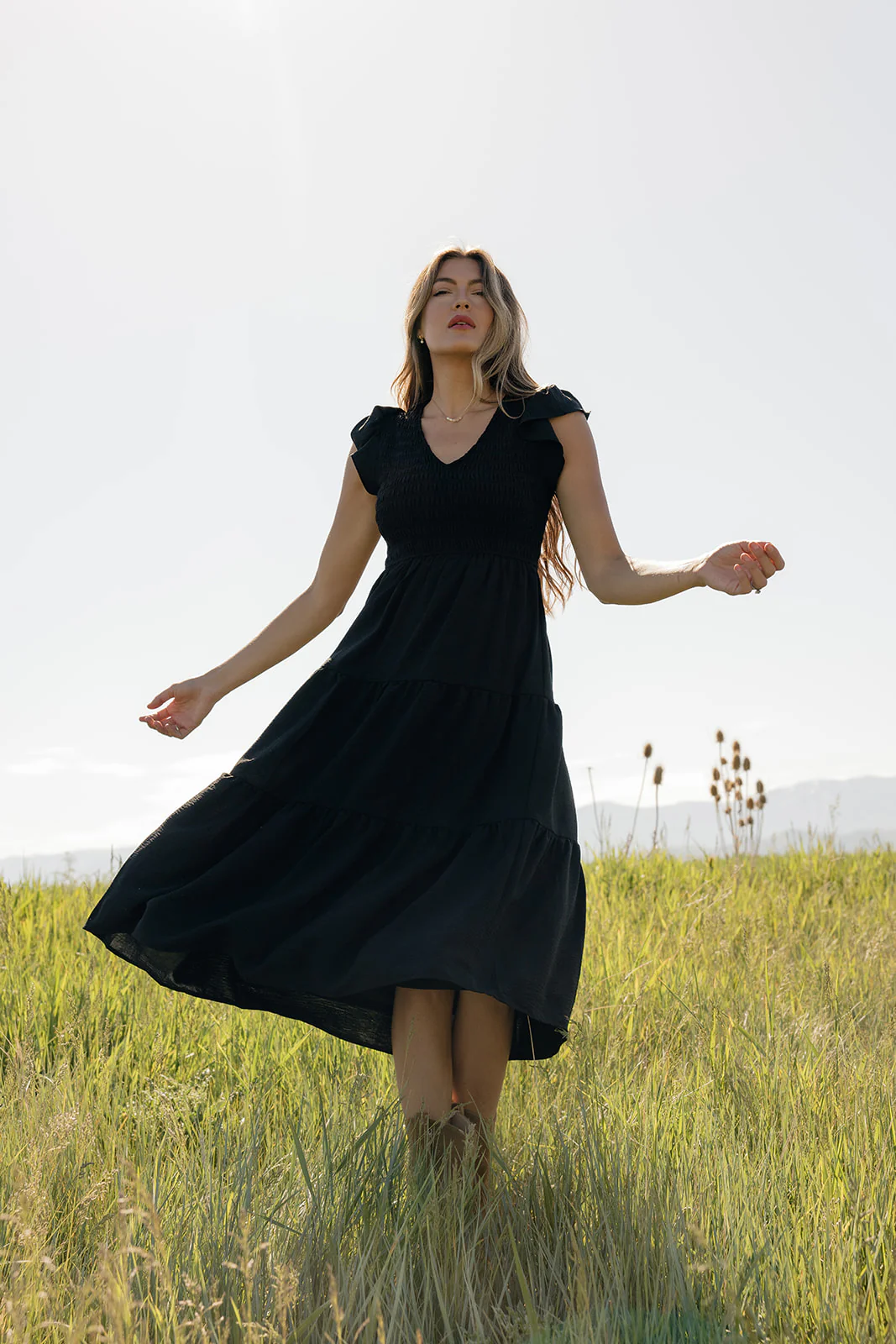 Kelsey Smocked Dress - Image 11