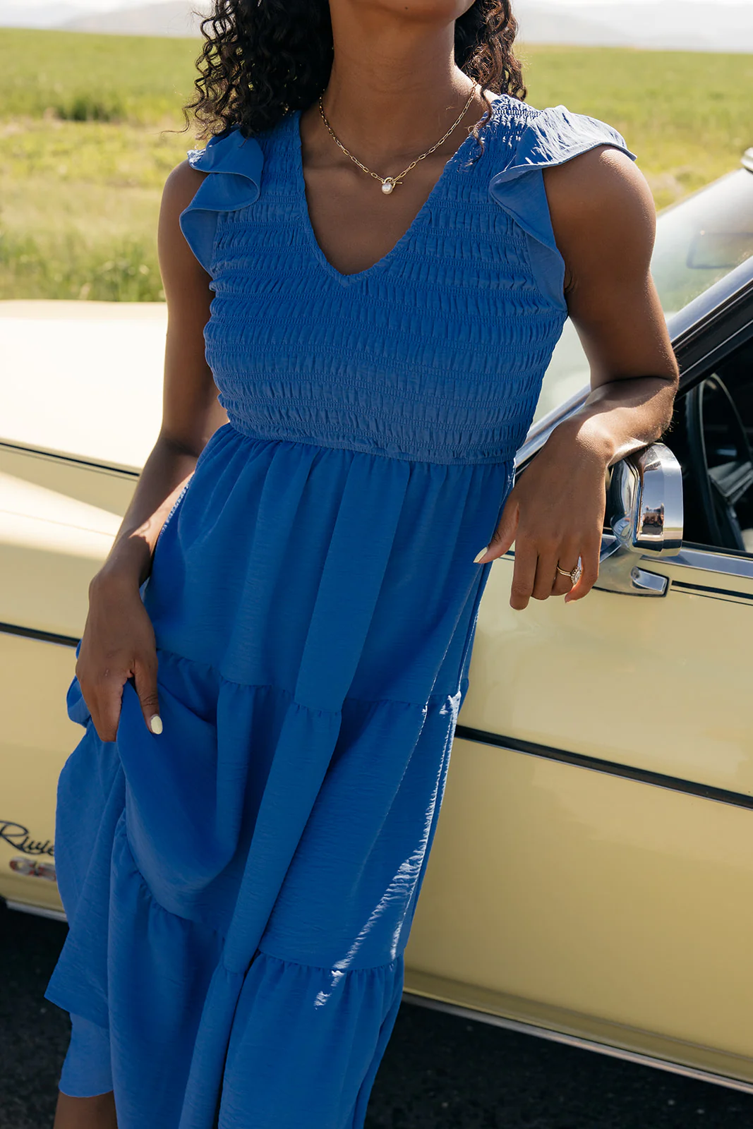 Kelsey Smocked Dress - Image 9