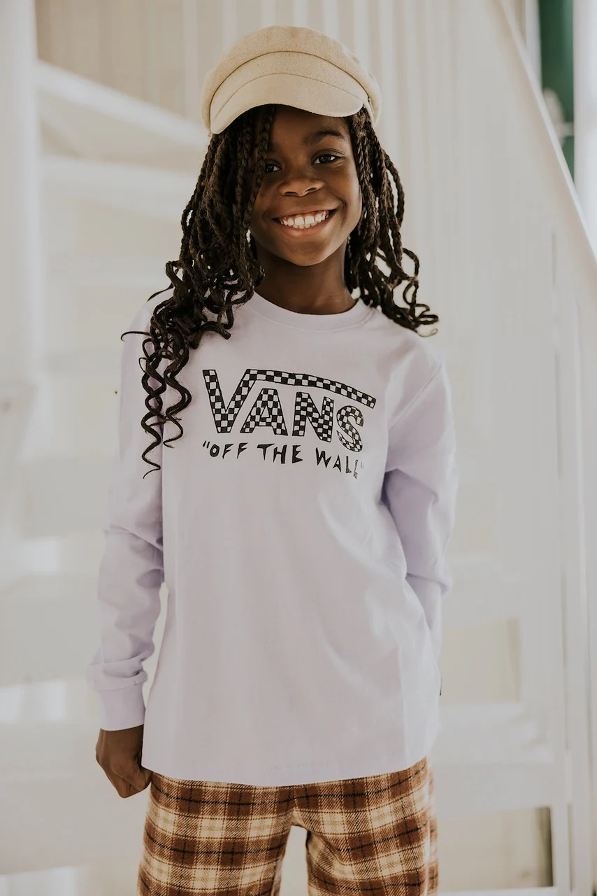 Kids Center Chest Long Sleeve BFF Tee - Image 4