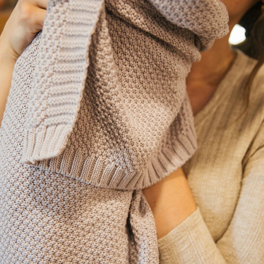Knitted Blanket<br>Thistle - Image 2