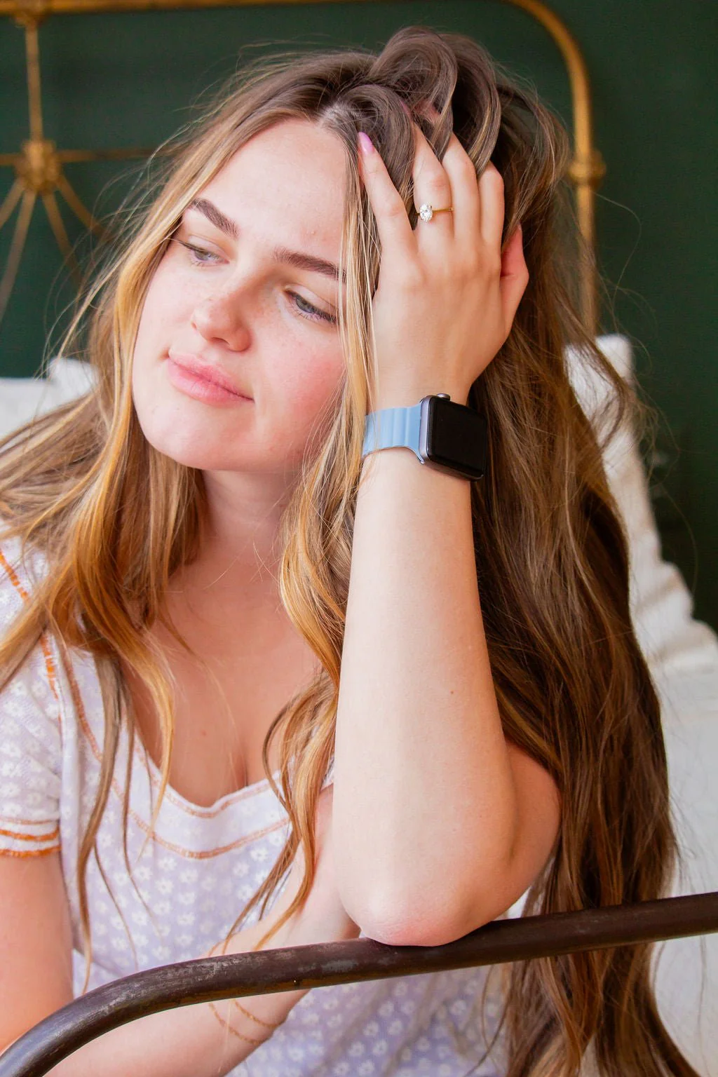 Light Blue Magnetic Loop Watch Band - Image 4
