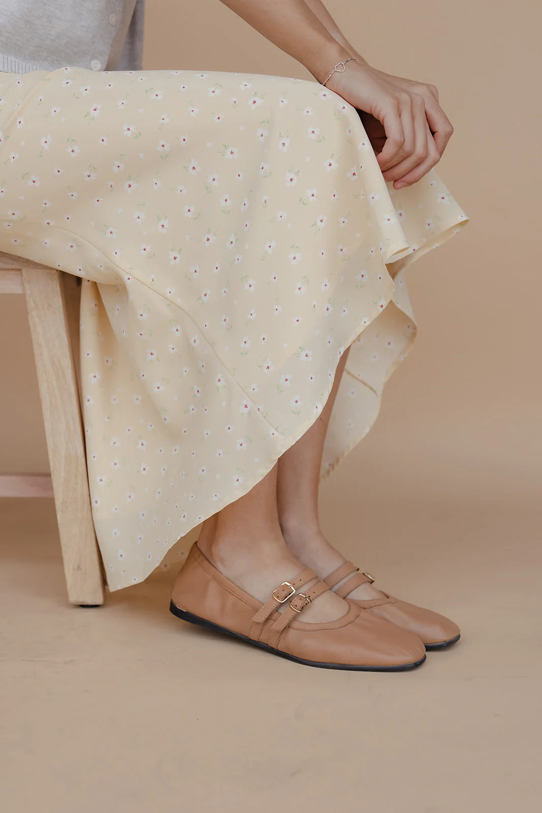 Little Flower Floral Midi Skirt - Image 10