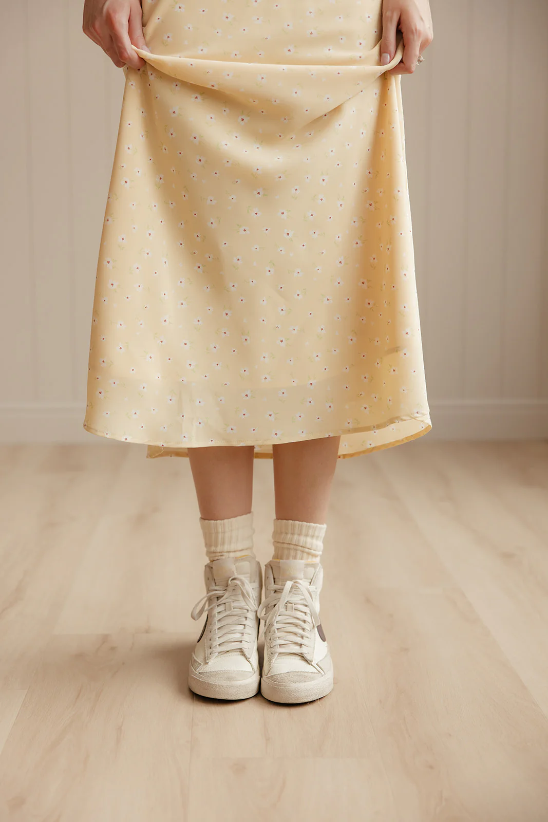 Little Flower Floral Midi Skirt - Image 2