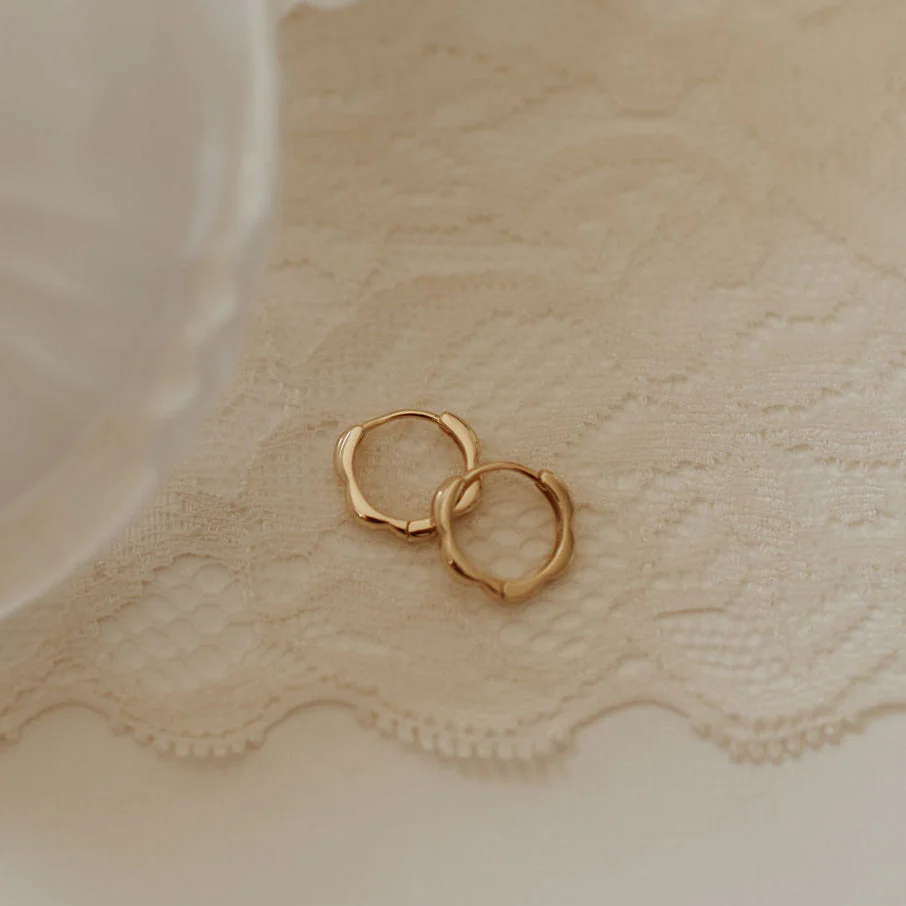 Lola Floral Hoops - Image 2