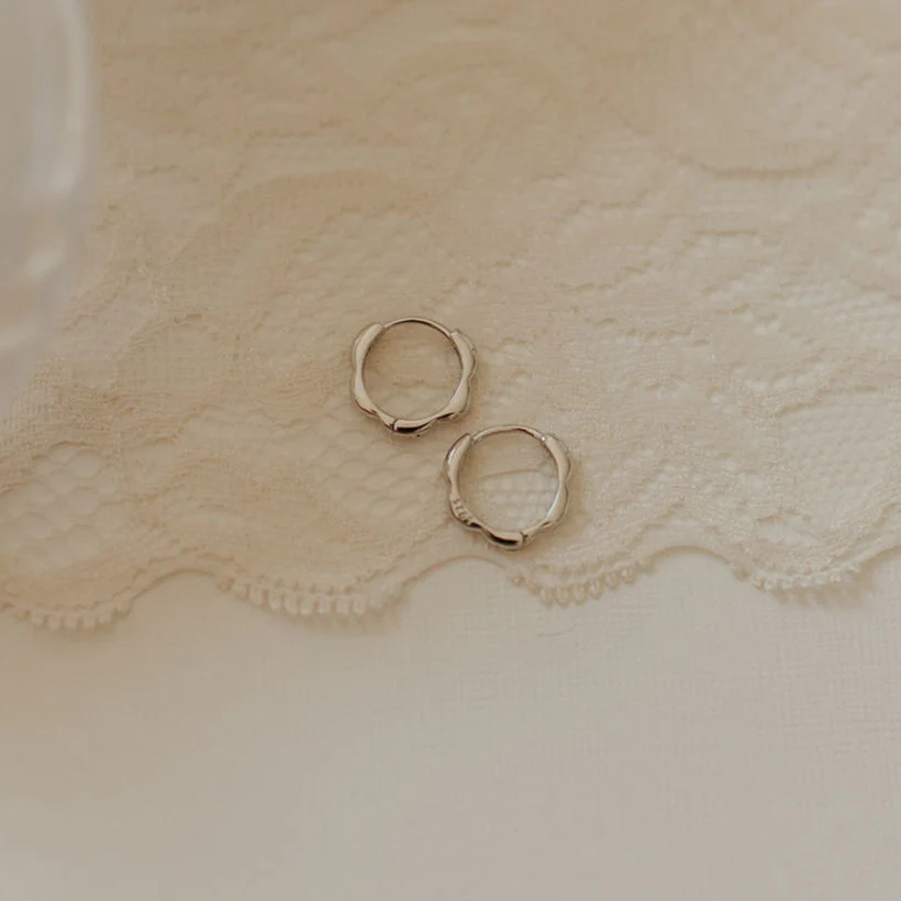 Lola Floral Hoops - Image 5