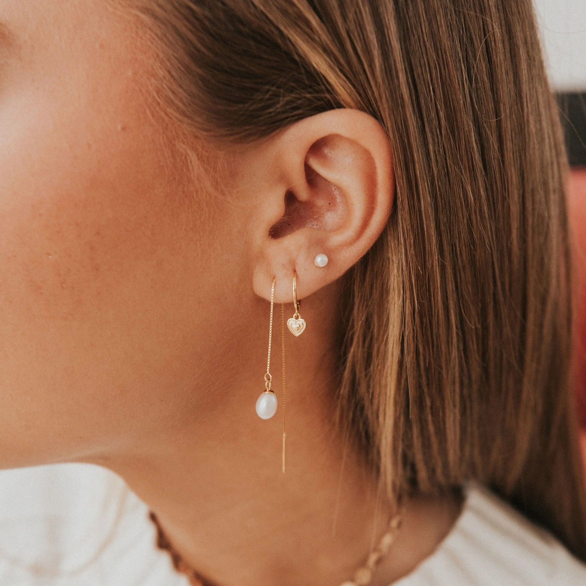 Lovestruck Heart Hoops - Image 3