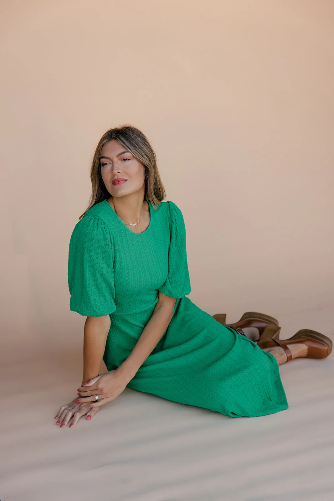 Lucky Charm Puff Sleeve Dress - Image 10
