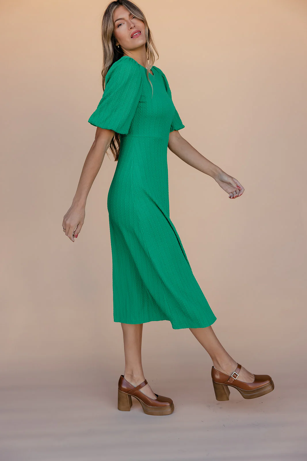 Lucky Charm Puff Sleeve Dress - Image 8
