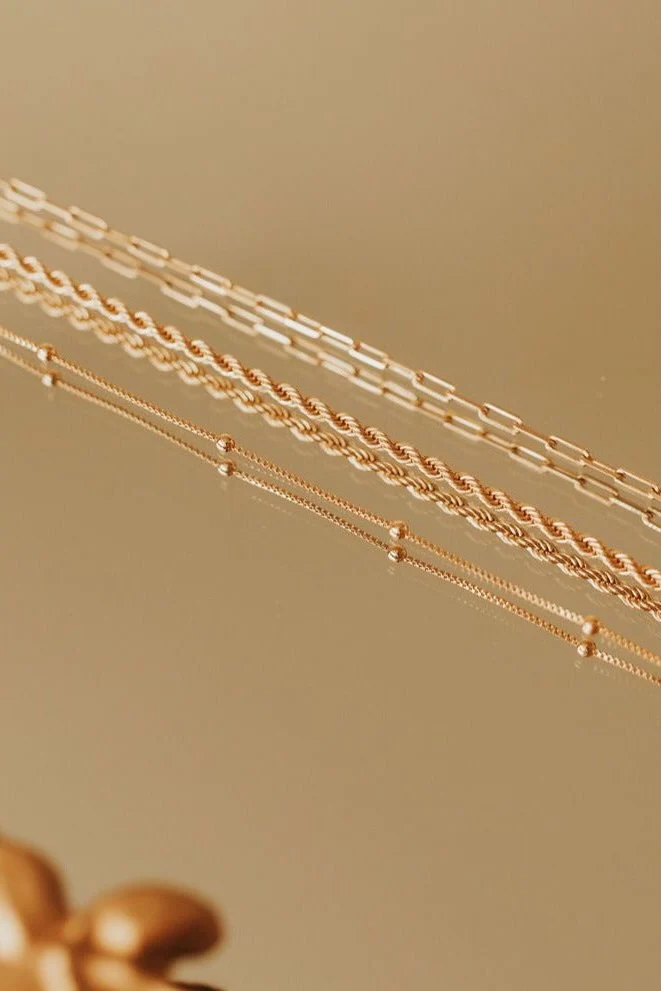 Madeline Gold Filled Paperclip Necklace - Image 6