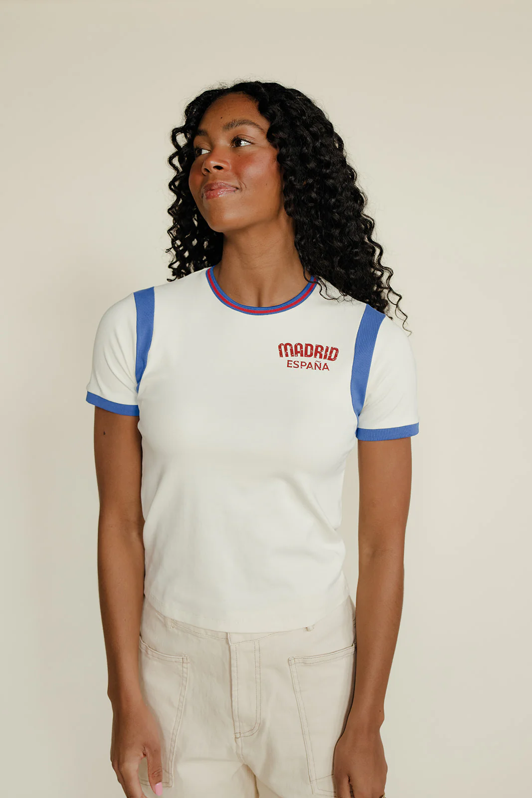 Madrid Morning Ringer Tee - Image 3