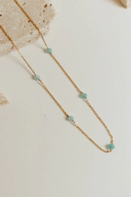 Malibu Necklace in Turquoise - Image 10