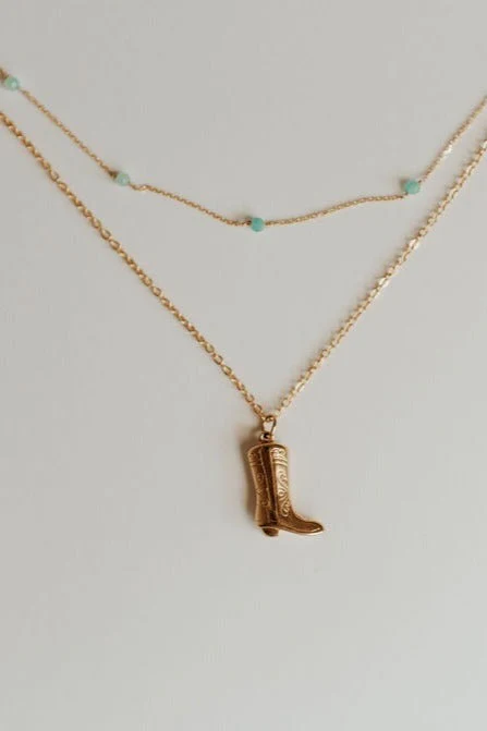 Malibu Necklace in Turquoise - Image 5