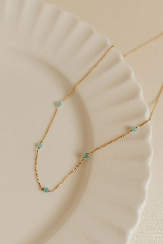 Malibu Necklace in Turquoise - Image 9