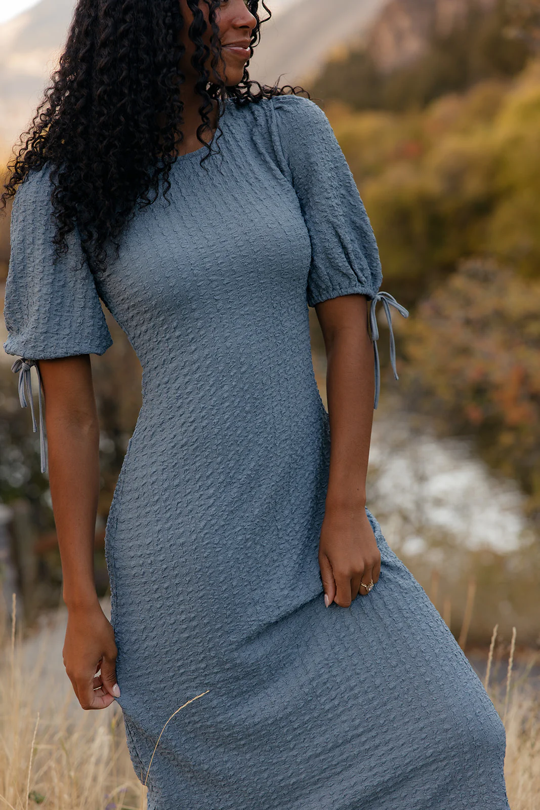 Marceline Textured Dress - Image 11