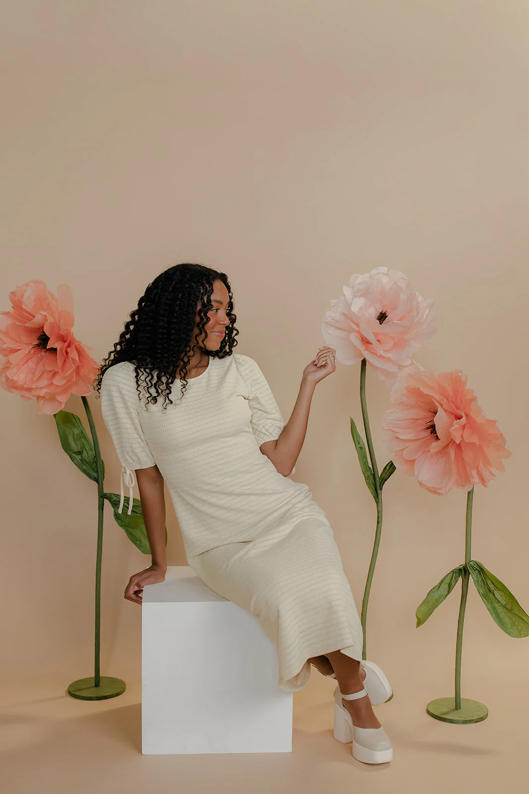 Marceline Textured Dress - Image 34