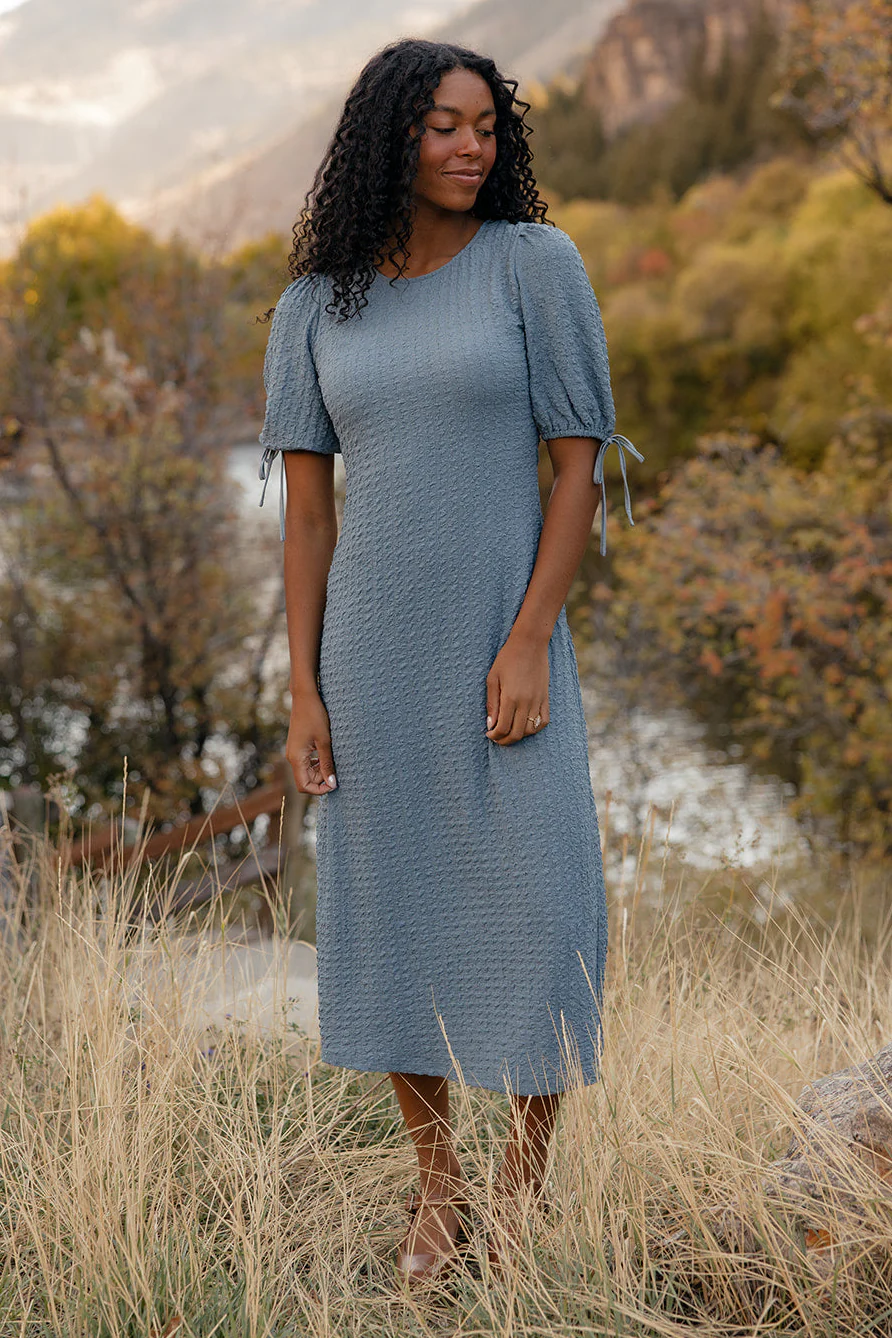 Marceline Textured Dress - Image 9