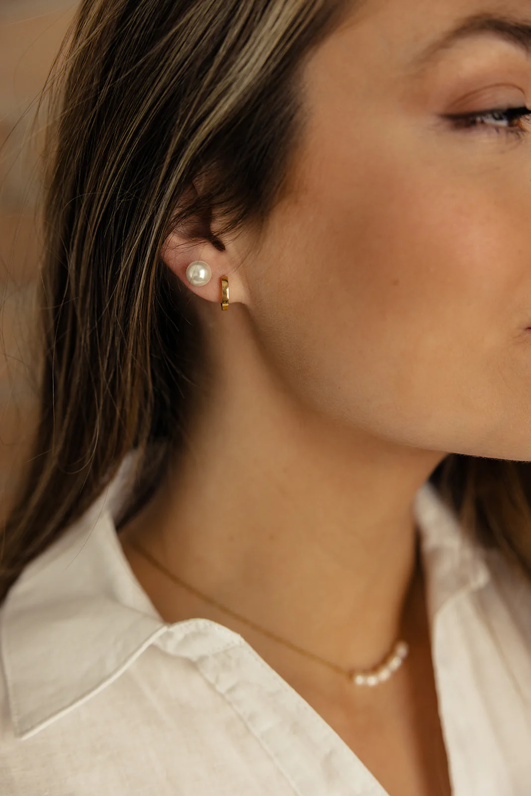 Marina Pearl Earrings - Image 4