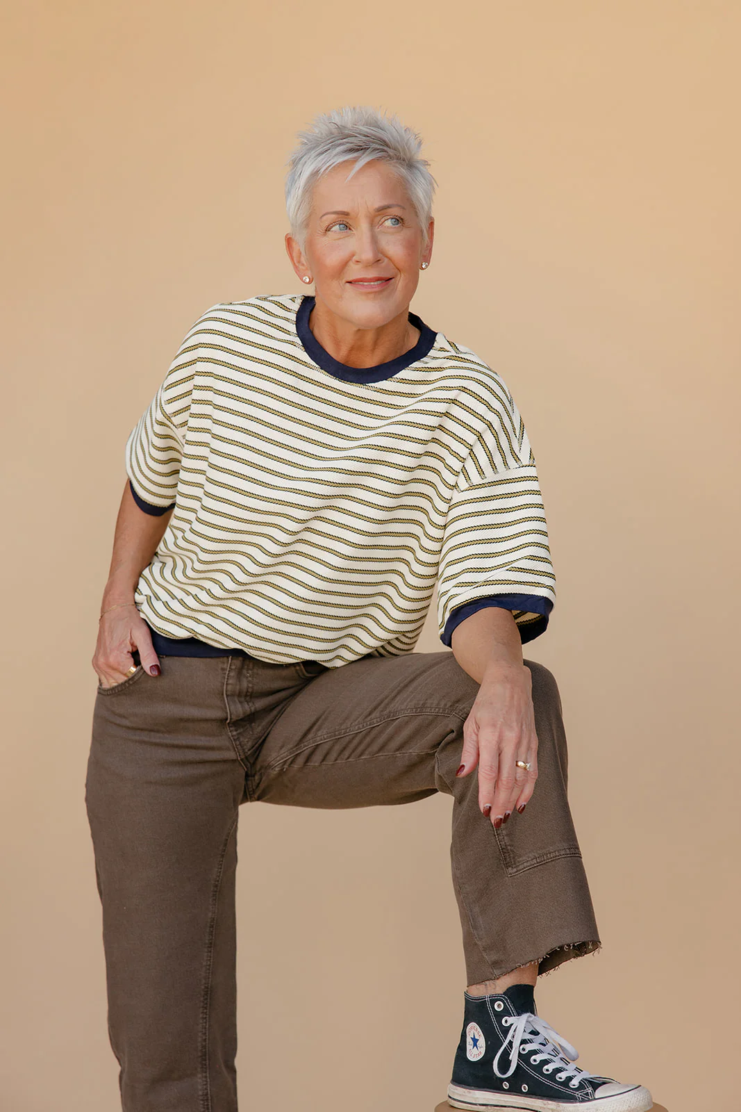 Market Day Stripe Tee - Image 7