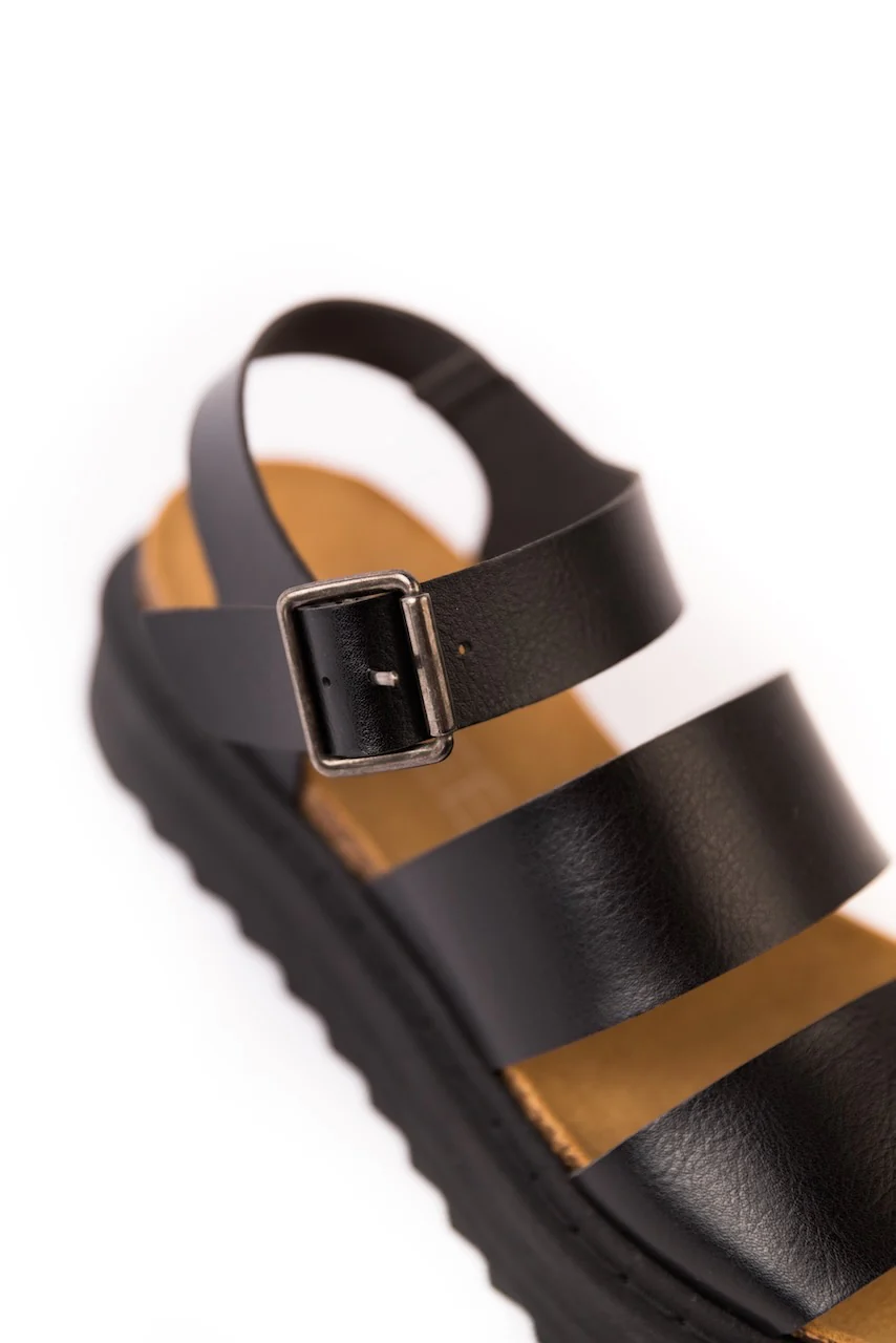 Martita Leather Platform Sandals - Image 10