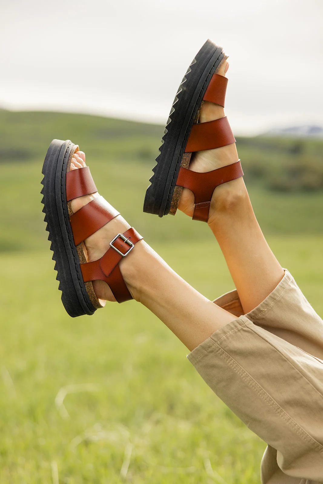 Martita Leather Platform Sandals - Image 17