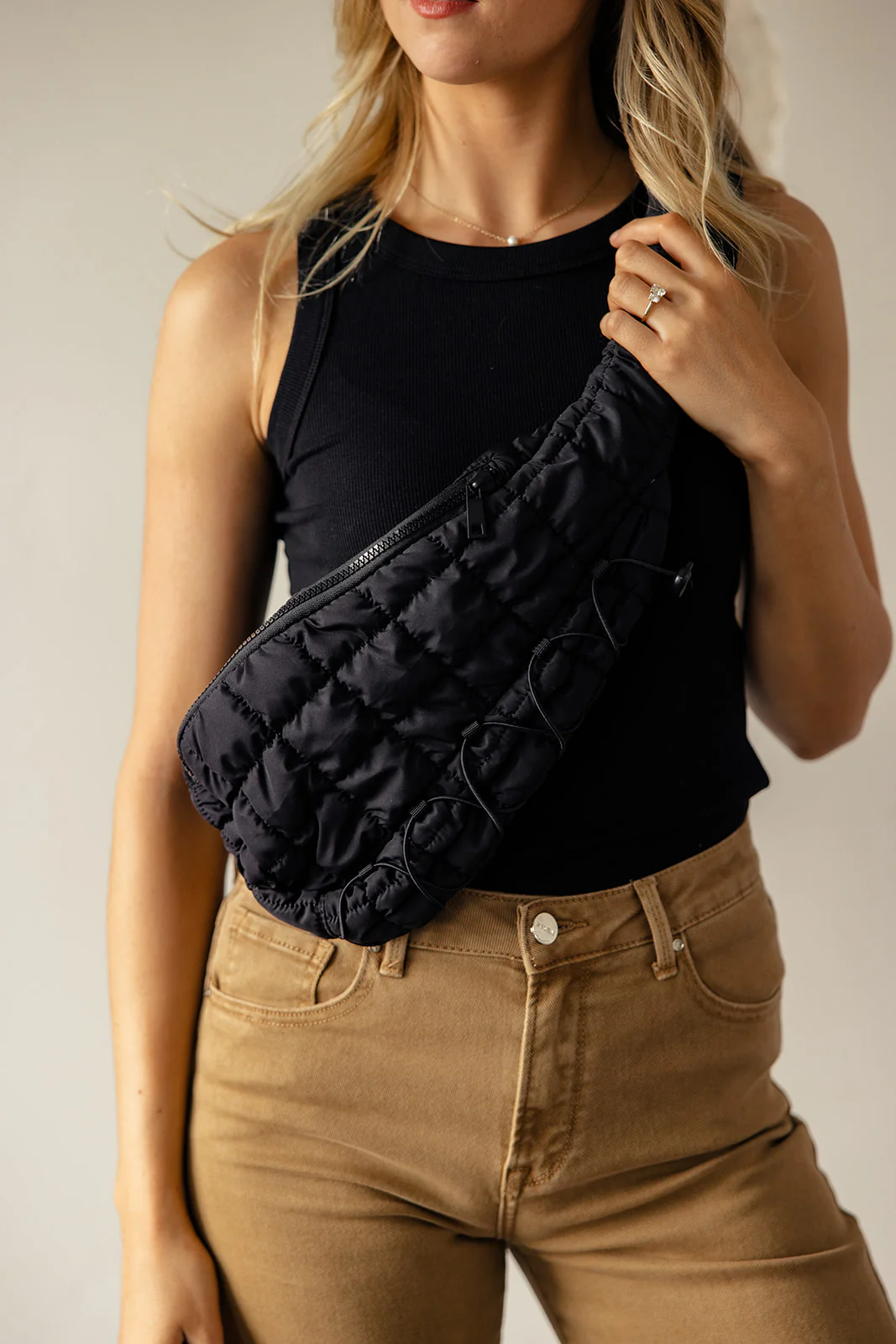 Mazie Quilted Sling Bag - Image 16