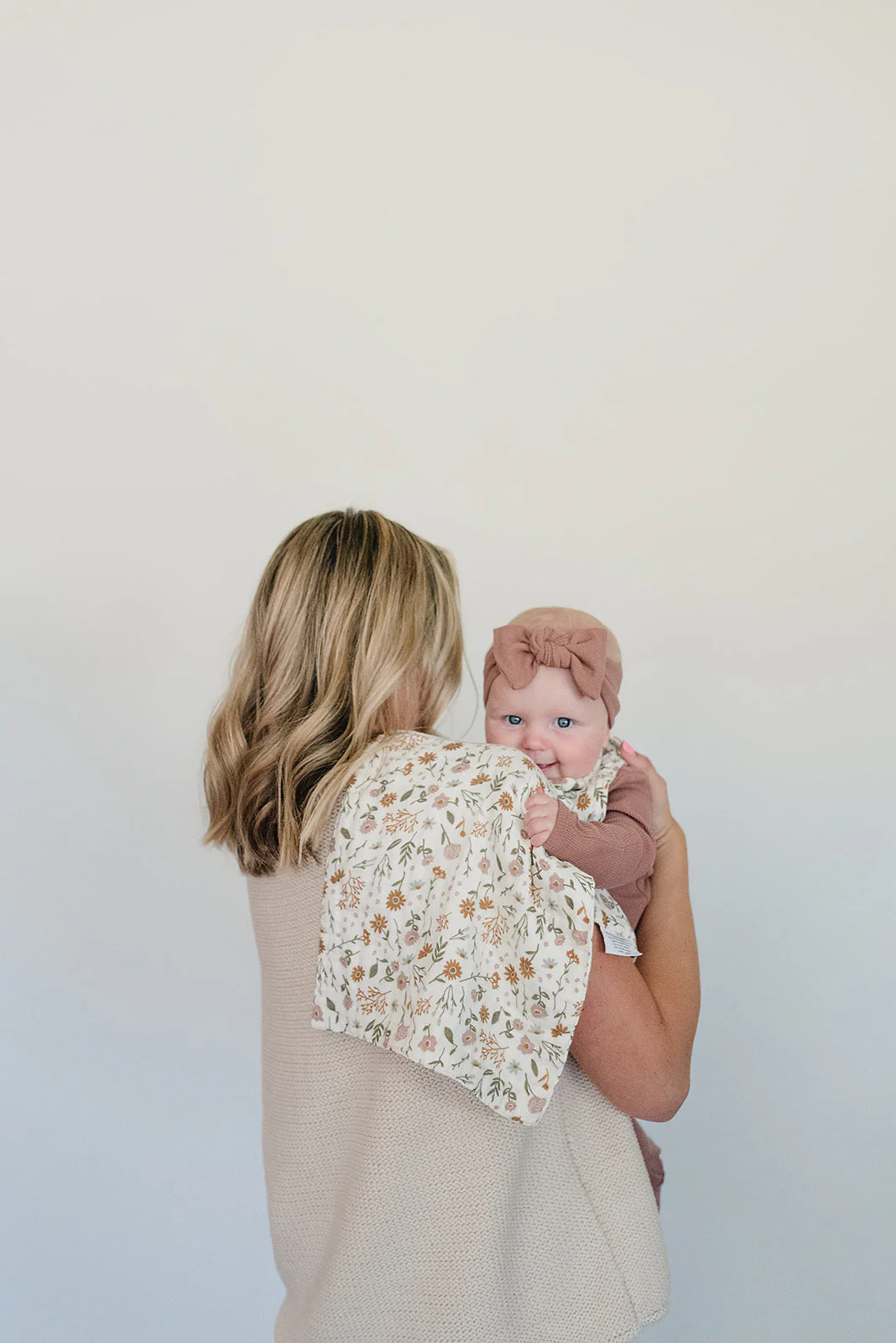 Meadow Floral Muslin Burp Cloth - Image 2