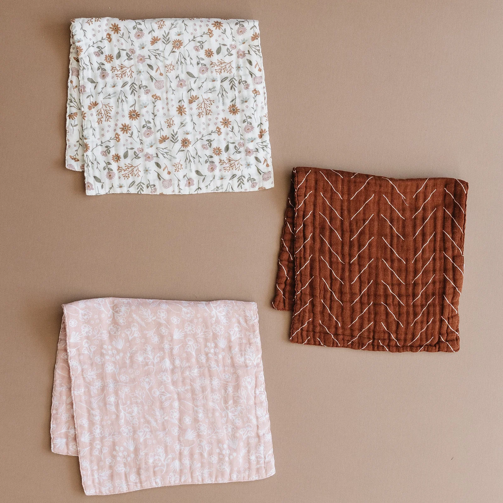 Meadow Floral Muslin Burp Cloth - Image 5