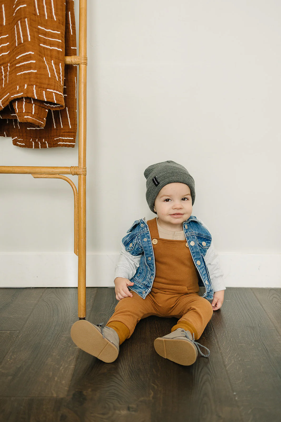 Mebie Baby Hooded Jean Jacket - Image 5