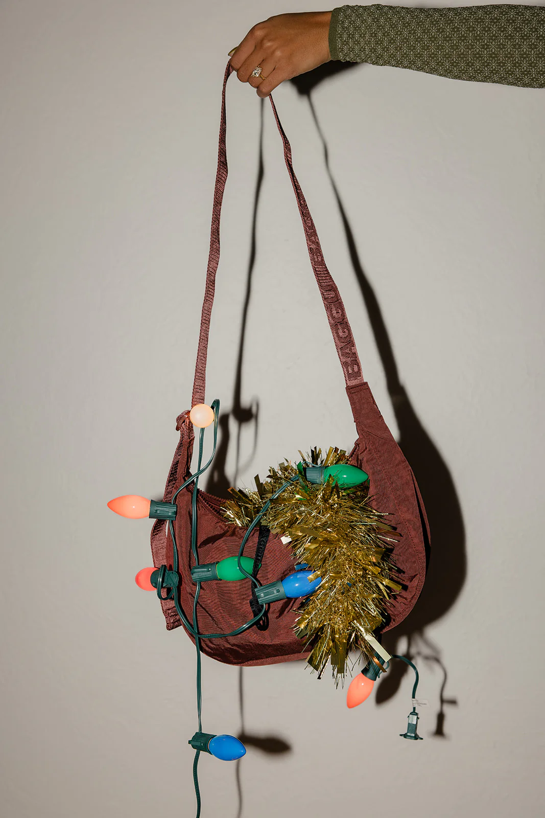 BAGGU Medium Nylon Crescent Bag - Image 12